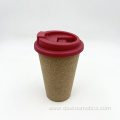 Eco-Friendly Reusable Custom Logo BPA Free 16oz Cork Coffee Cup With Lid